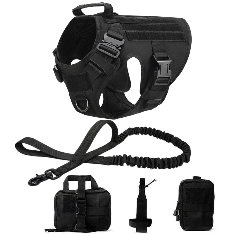 No Pull Tactical Dog Harness ELITE – Training & Outdoor K9 Vest