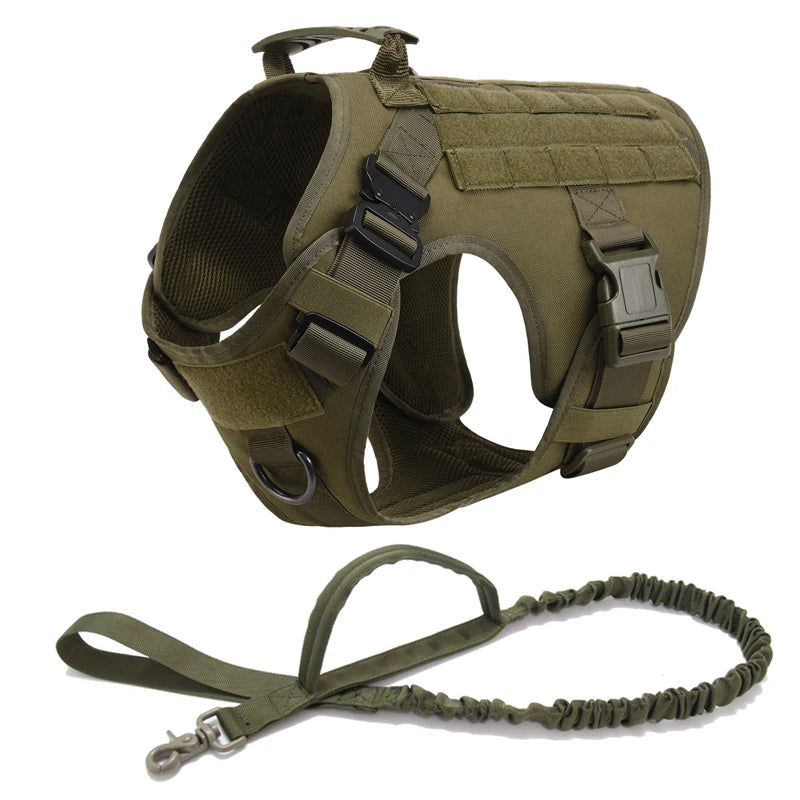 No Pull Tactical Dog Harness ELITE – Training & Outdoor K9 Vest