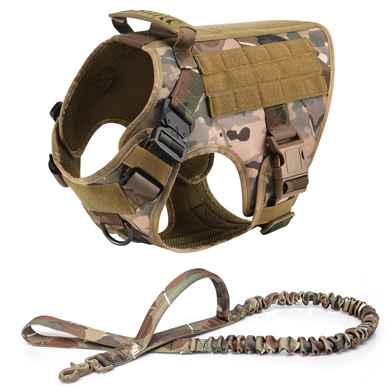 No Pull Tactical Dog Harness ELITE – Training & Outdoor K9 Vest