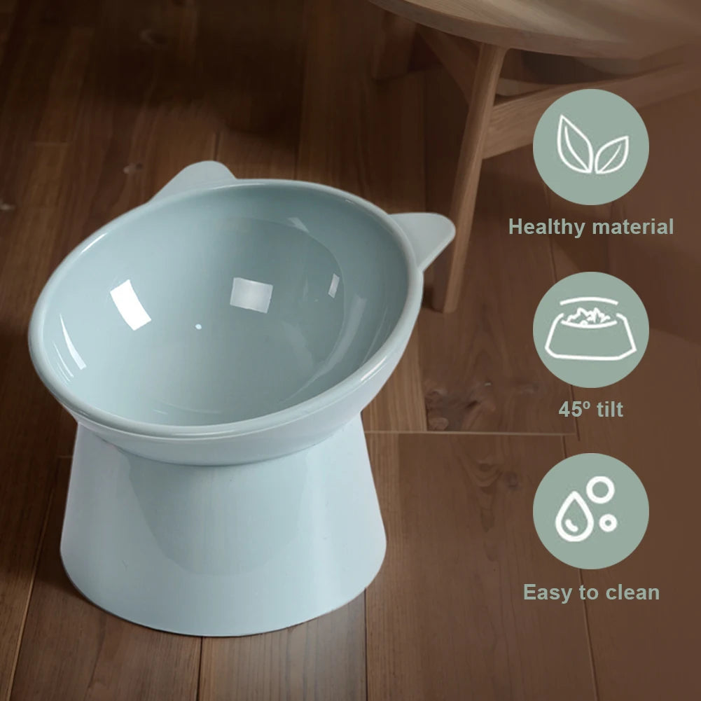 Ergonomic Elevated Cat and Dog Bowl
