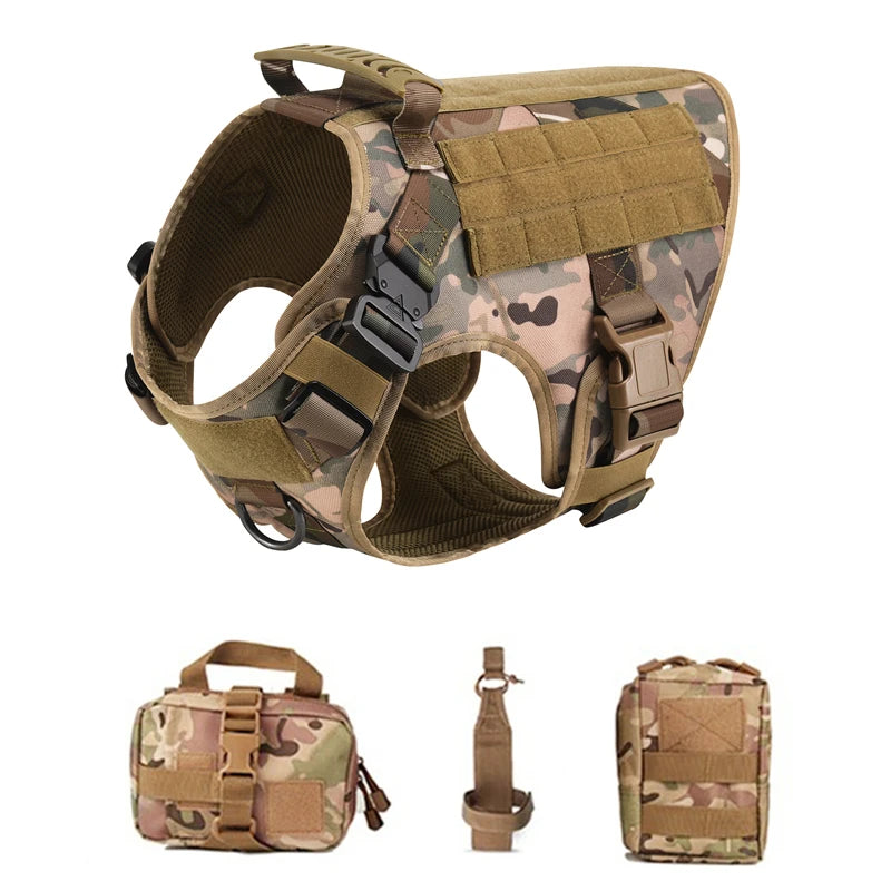 No Pull Tactical Dog Harness ELITE – Training & Outdoor K9 Vest