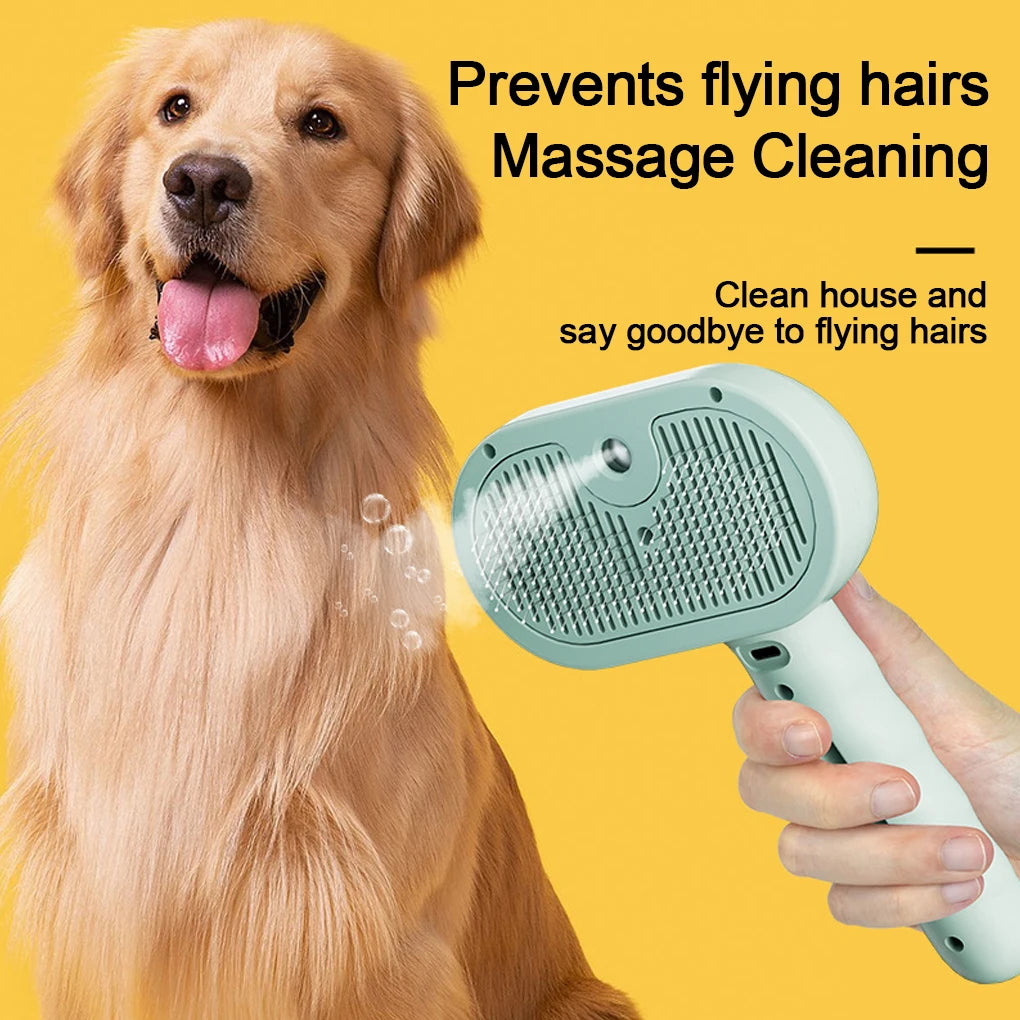 Steam Pet Grooming Brush