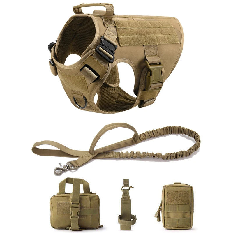 No Pull Tactical Dog Harness ELITE – Training & Outdoor K9 Vest