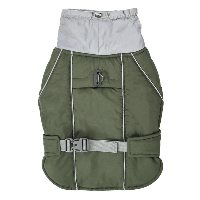Winter Dog Jacket – Waterproof, Warm & Reflective Coat