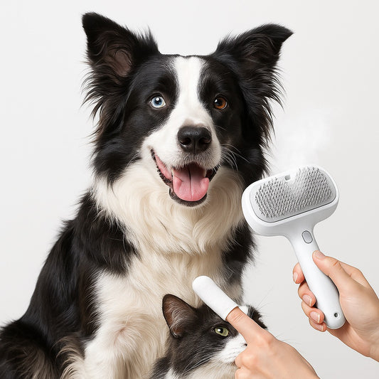 Steam Pet Grooming Brush
