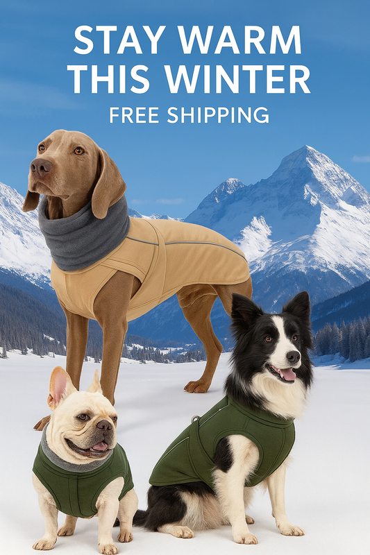 Winter Dog Jacket – Waterproof, Warm & Reflective Coat